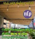 Báo giá may ép bạt mái hiên mái xếp Cần Thơ