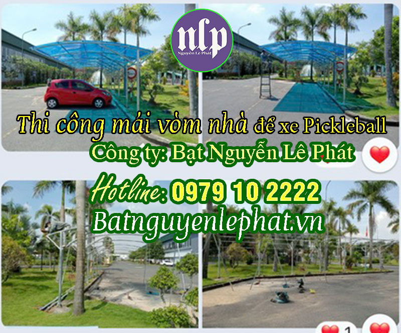 Mái che polycarbonate Tại An Bình, Buôn Hồ