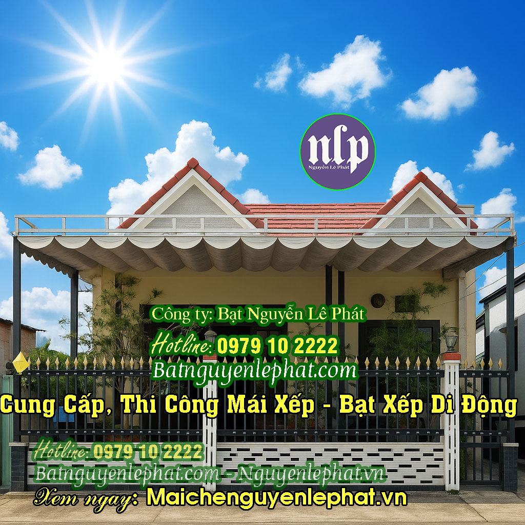 Mái Xếp Di Động (Mái Xếp Khung Sắt Kiên Cố)