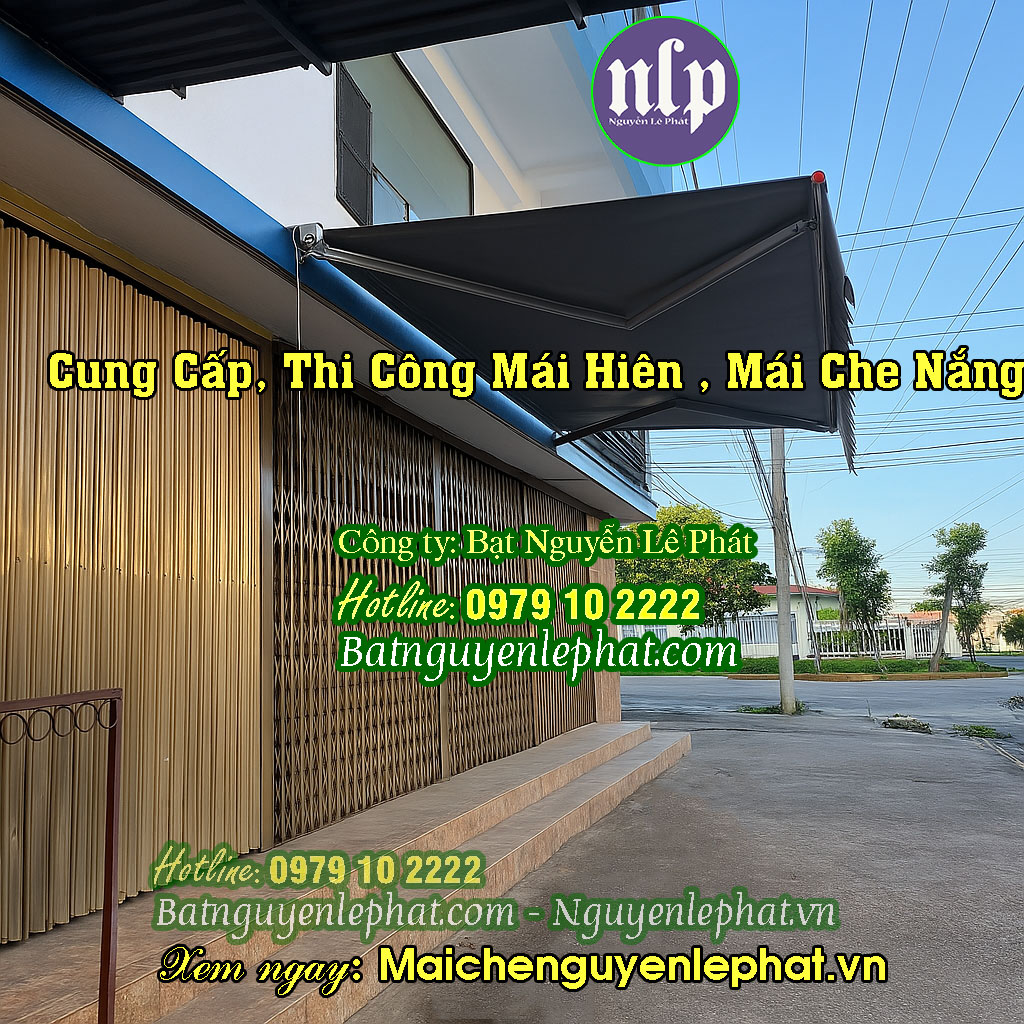 Bạt che nắng ban công tự cuốn Chợ Tân An TP Buôn Ma Thuột