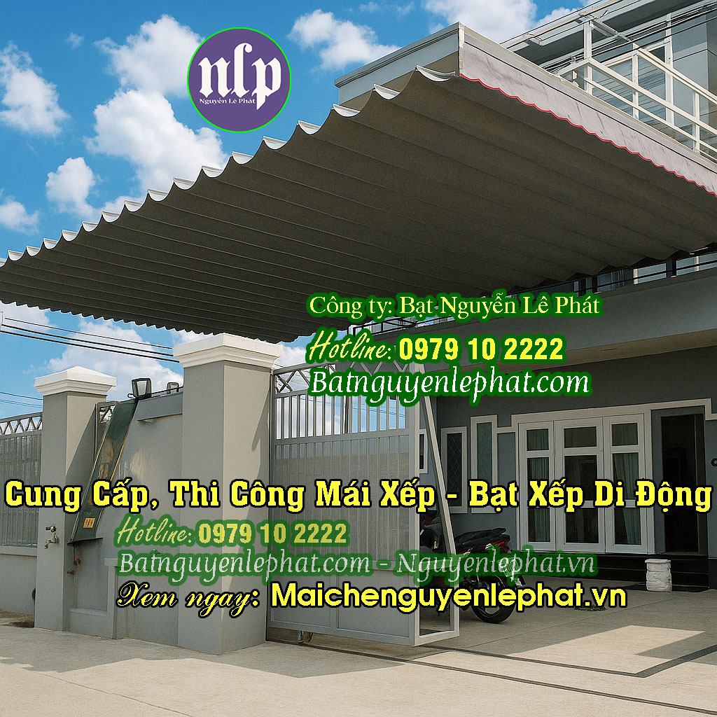 Mái che nắng mưa cố định Tại Tân Tiến, Buôn Ma Thuột