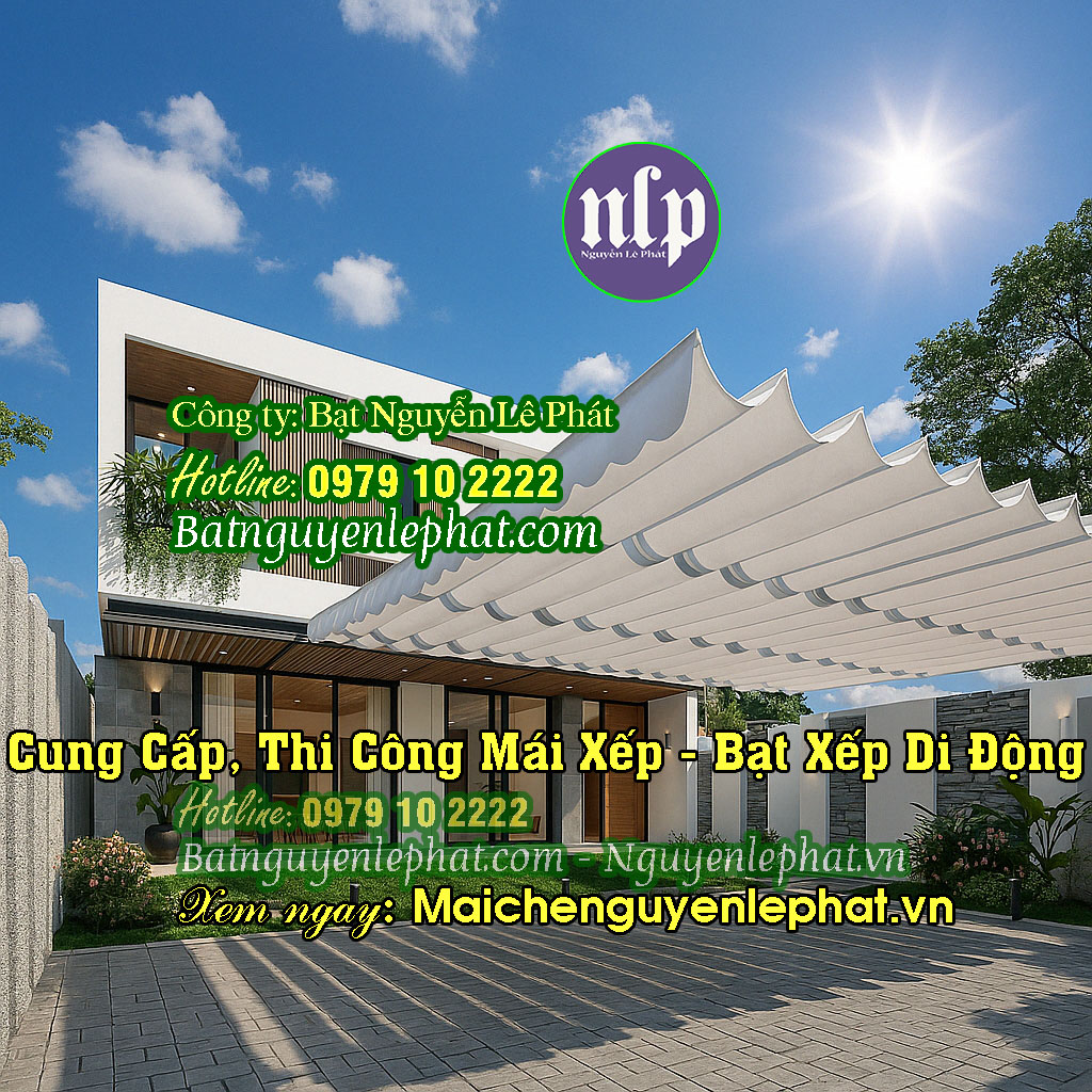 Mái che xếp lượn sóng Tại Tân Tiến, Buôn Ma Thuột