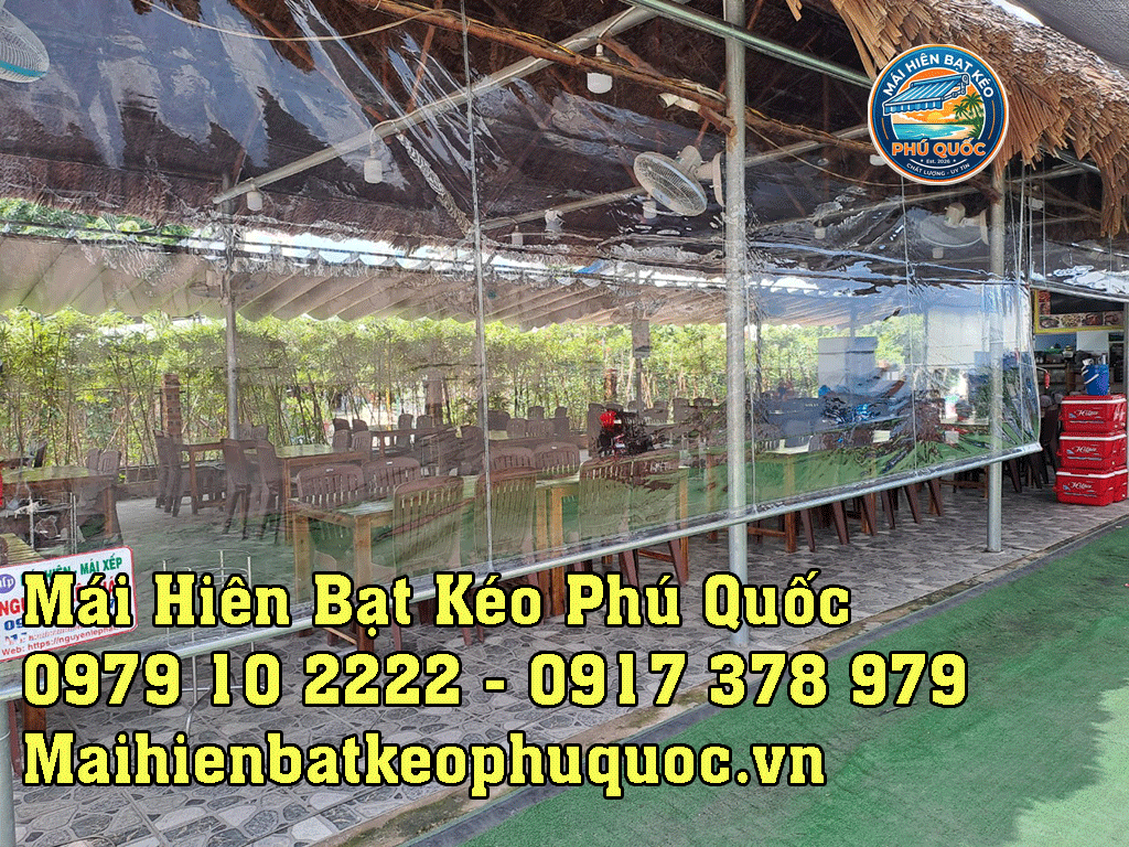 Những Ưu Điểm Sử Dụng Bạt Che Nắng Mưa Trong Suốt Che Quán Cafe Đẹp Tại Buôn Ma Thuột
