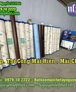 May Ép Bạt Mái Hiên Mái Xếp, May Ép Bạt Kéo Ngoài Trời Tại Huyện Buôn Đôn Đắk Lắk