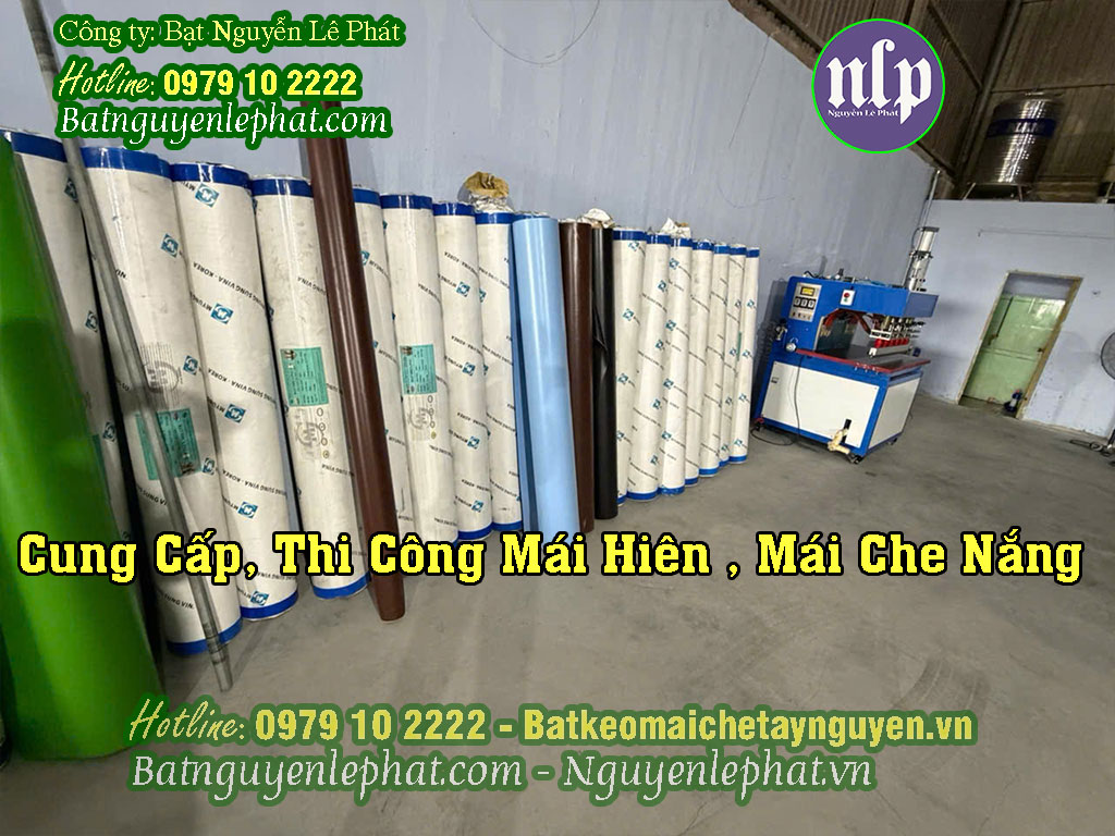 May Ép Bạt Mái Hiên Mái Xếp, May Ép Bạt Kéo Ngoài Trời Tại Huyện Buôn Đôn Đắk Lắk