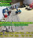 May ép bạt kéo mái hiên mái che