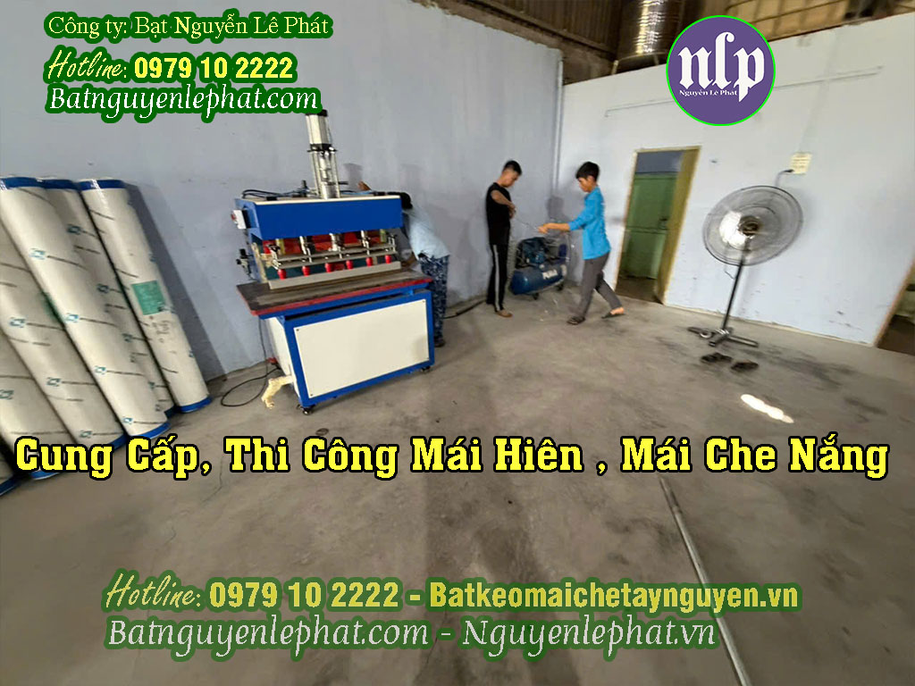 May Ép Bạt Mái Hiên Mái Xếp, May Ép Bạt Kéo Di Động Tại Phường Thành Nhất , Buôn Ma Thuột
