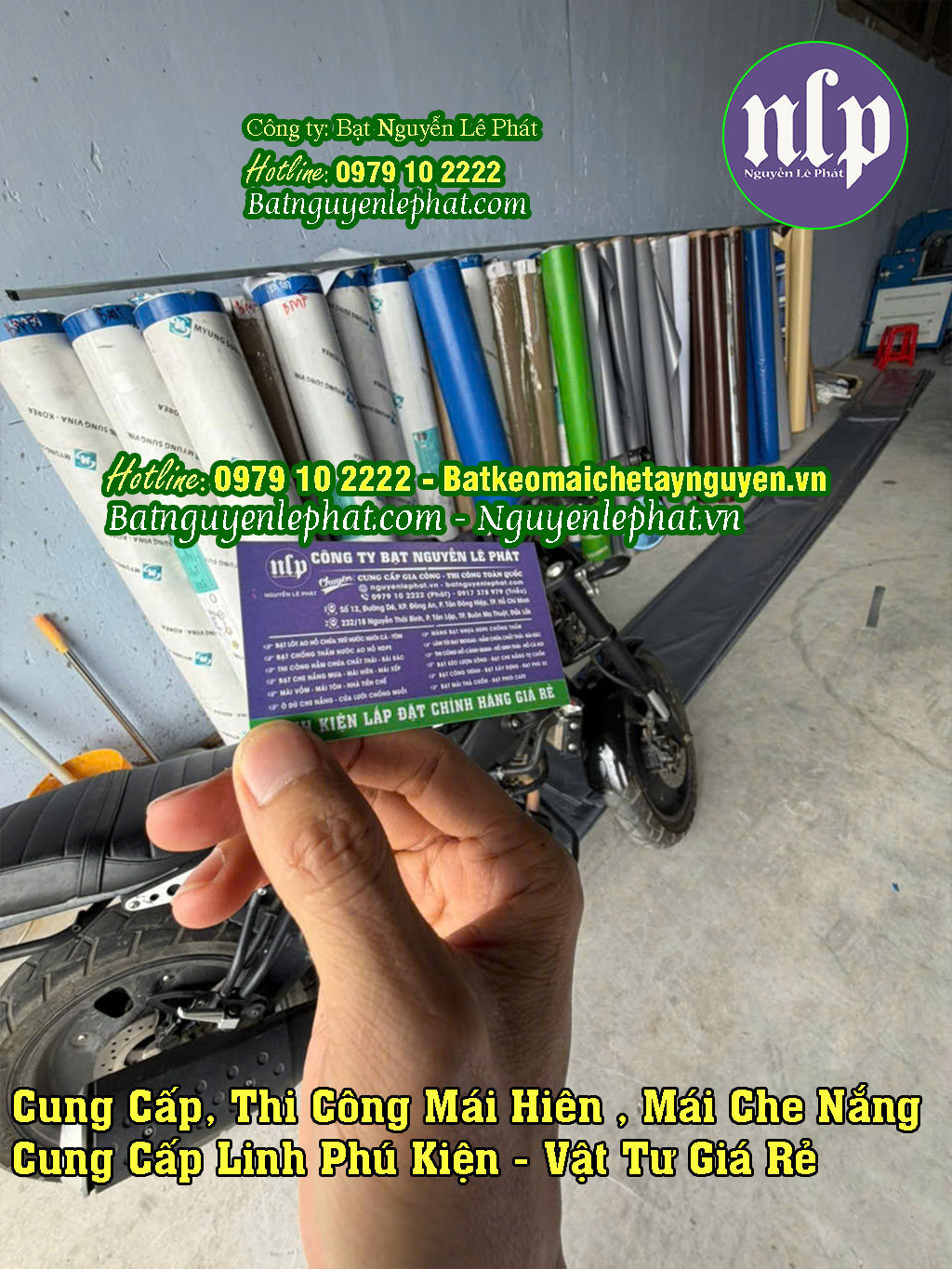 Địa chỉ cung cấp Bạt Kéo Mái Che Tây Nguyên