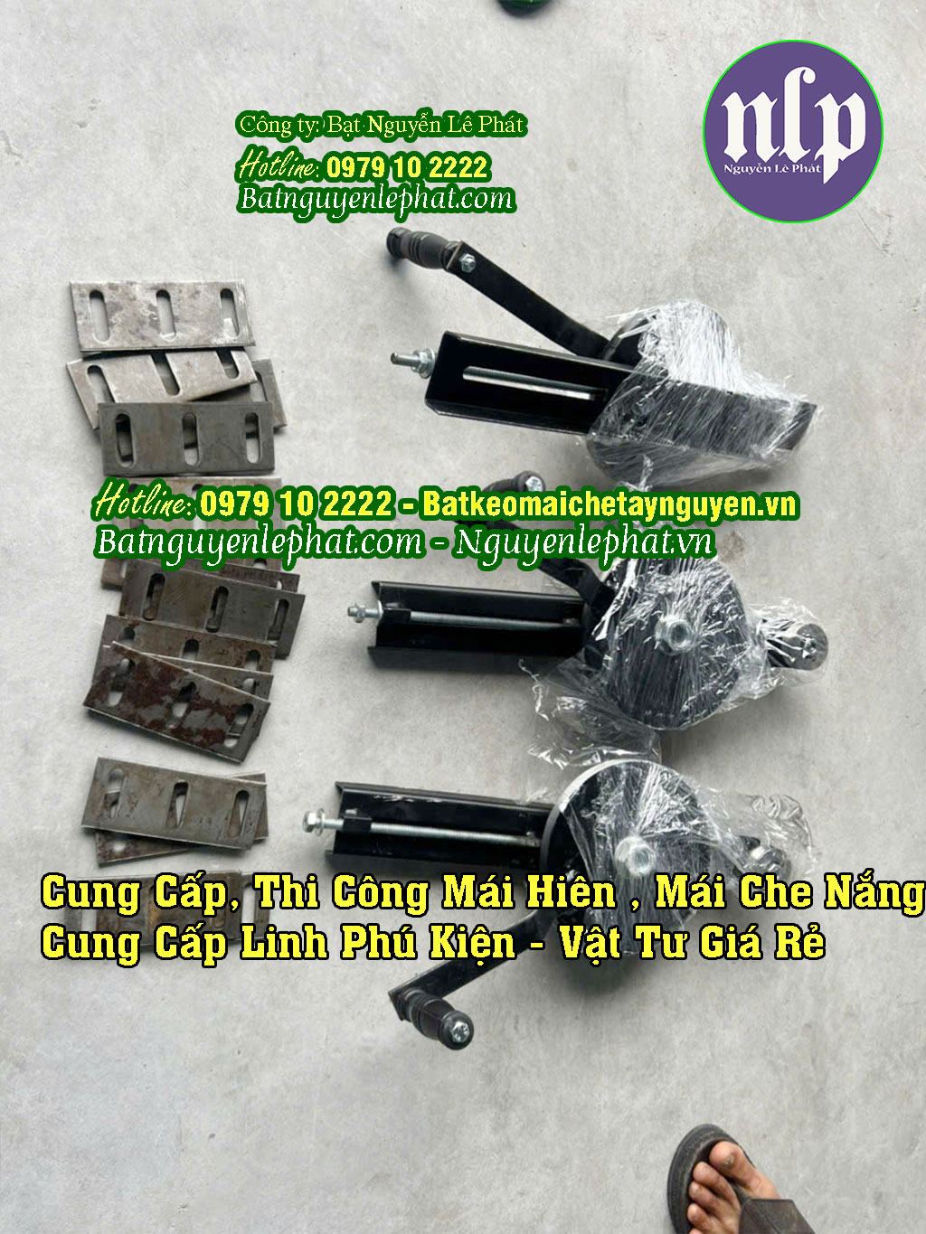Cung cấp bạt linh phụ kiện mái hiên mái xếp Kon Tum Cung cấp bạt linh phụ kiện mái hiên mái xếp Kon Tum