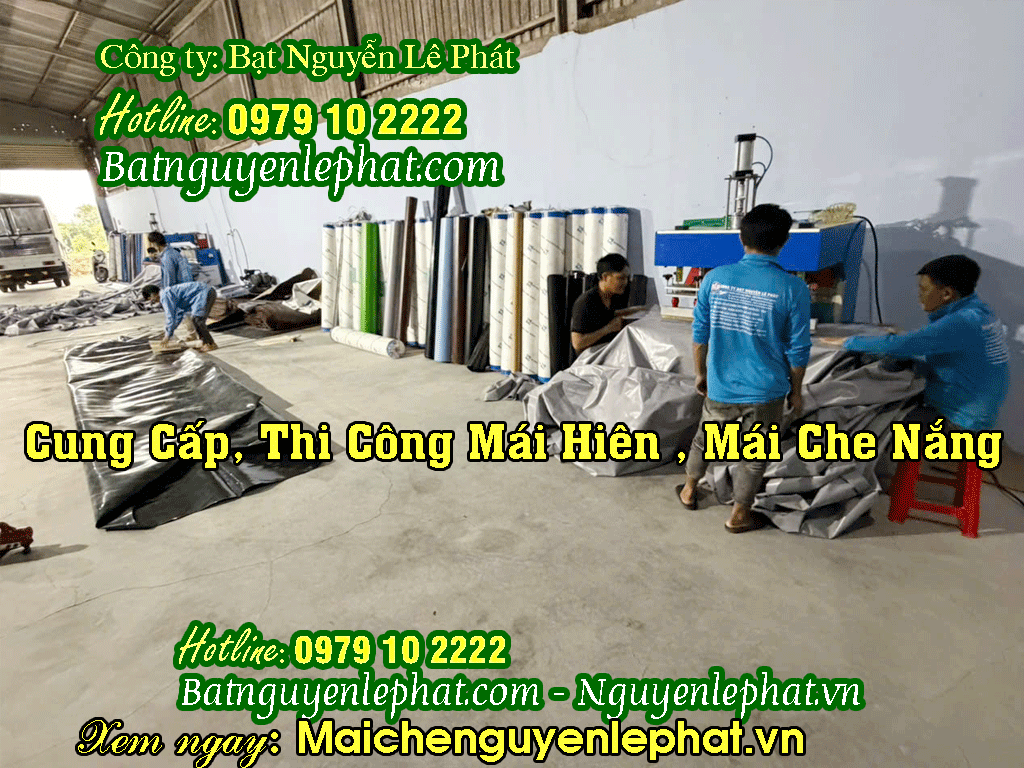 Thay Bạt Mái Hiên Mái Che Nắng Mưa Quán Nhậu, Quán Cafe Buôn Ma Thuột , Đắk Lắk